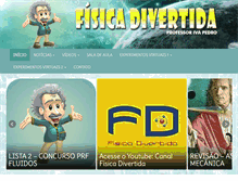 Tablet Screenshot of fisicadivertida.com.br